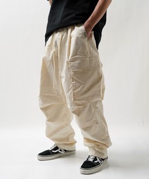 【Laufer】ナチュラルストレッチ カーゴパンツ / Natural stretch cargo pants