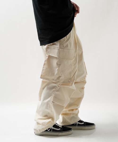 Laufer(ロイファー)の「【Laufer】ナチュラルストレッチ カーゴパンツ / Natural stretch cargo pants(カーゴパンツ・メンズ・グレイッシュベージュ/ブラック/アイボリー/ブラウン/カーキ・L/M)」の18枚目の写真