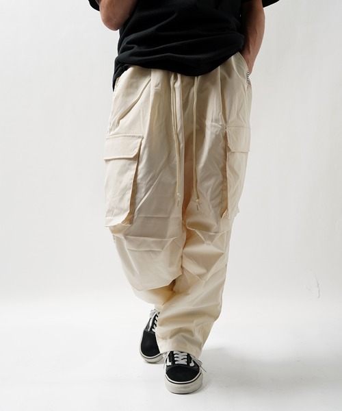 Laufer(ロイファー)の「【Laufer】ナチュラルストレッチ カーゴパンツ / Natural stretch cargo pants(カーゴパンツ・メンズ・グレイッシュベージュ/ブラック/アイボリー/ブラウン/カーキ・L/M)」の14枚目の写真
