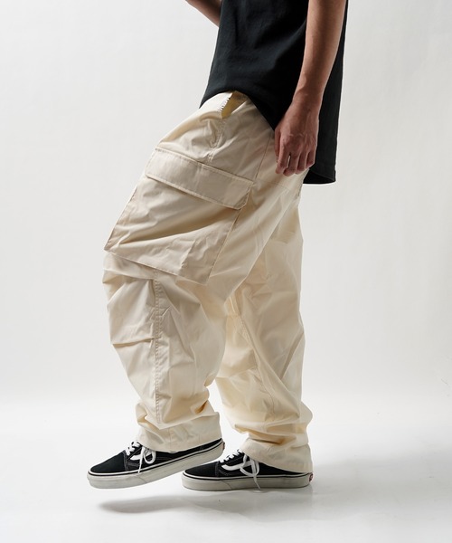 Laufer(ロイファー)の「【Laufer】ナチュラルストレッチ カーゴパンツ / Natural stretch cargo pants(カーゴパンツ・メンズ・グレイッシュベージュ/ブラック/アイボリー/ブラウン/カーキ・L/M)」の15枚目の写真