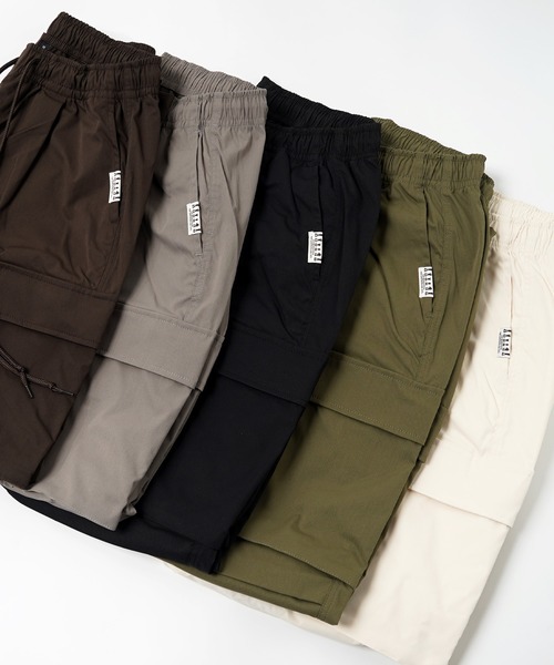 Laufer(ロイファー)の「【Laufer】ナチュラルストレッチ カーゴパンツ / Natural stretch cargo pants(カーゴパンツ・メンズ・グレイッシュベージュ/ブラック/アイボリー/ブラウン/カーキ・L/M)」の6枚目の写真