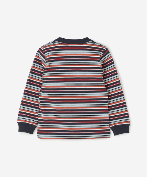 DANTON（ダントン）の「DANTON | キッズ クルーネック長袖Tシャツ（Tシャツ/カットソー・キッズ・A/チャコール/オフホワイト/ダークグリーン/B・135/105/125/115）」の7枚目の写真