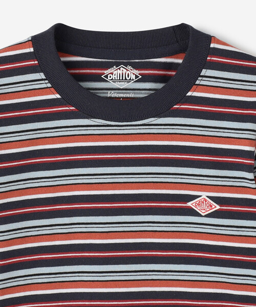 DANTON（ダントン）の「DANTON | キッズ クルーネック長袖Tシャツ（Tシャツ/カットソー・キッズ・A/チャコール/オフホワイト/ダークグリーン/B・135/105/125/115）」の8枚目の写真