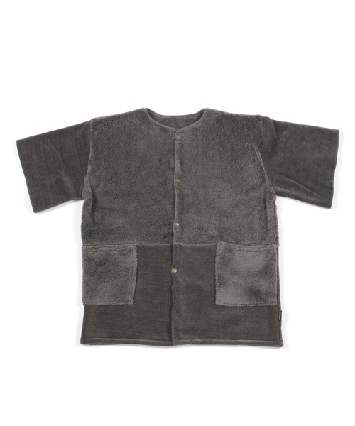 BAYFLOW（ベイフロー）の「[ユニセックスで着用OK]BF無地半袖ブランケット（ブランケット・レディース・アイボリー/グレー/ベージュ・0）」の6枚目の写真