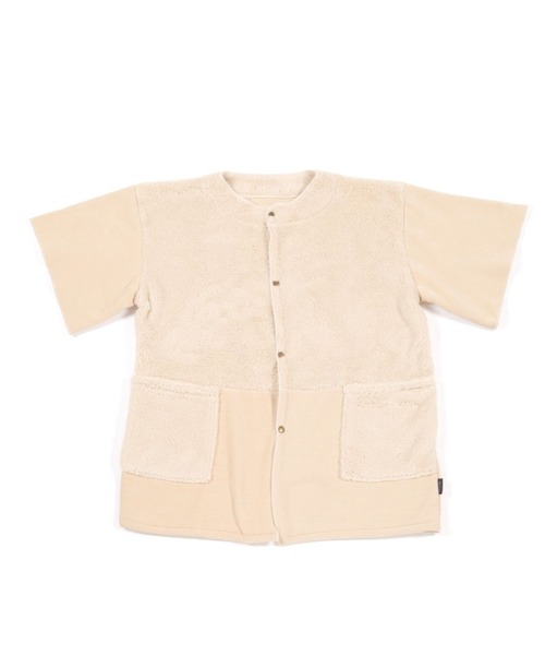 BAYFLOW（ベイフロー）の「[ユニセックスで着用OK]BF無地半袖ブランケット（ブランケット・レディース・アイボリー/グレー/ベージュ・0）」の7枚目の写真