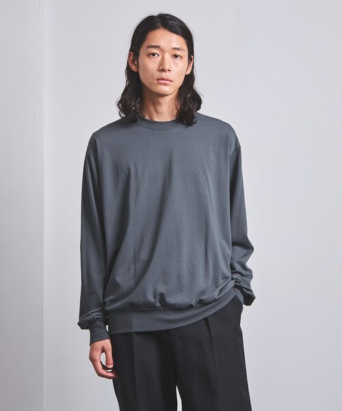 新品 ユナイテッドアローズ ハイゲージ エアリー ロンT XL 白黒 2枚セット UNITED ARROWS（ユナイテッドアローズ）の「ハイゲージ エアリー