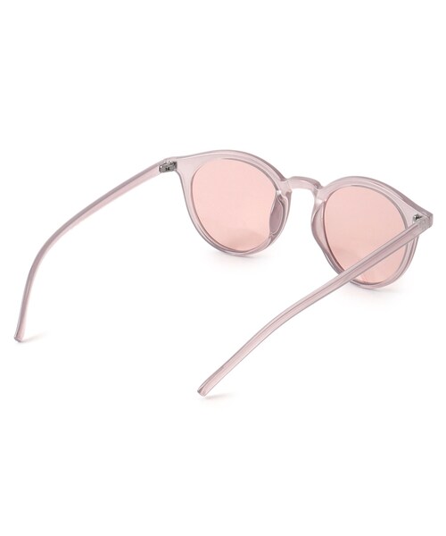 SHOO・LA・RUE(シューラルー)の「ボストン型プラフレームサングラス(サングラス・レディース・グレー/ブラック/ピンク/ダークブラウン系4・00)」の6枚目の写真