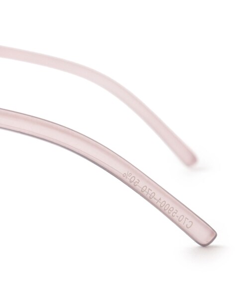 SHOO・LA・RUE(シューラルー)の「ボストン型プラフレームサングラス(サングラス・レディース・グレー/ブラック/ピンク/ダークブラウン系4・00)」の7枚目の写真