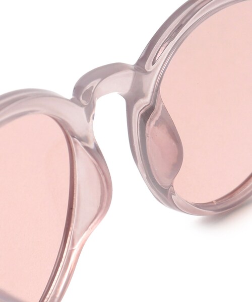 SHOO・LA・RUE(シューラルー)の「ボストン型プラフレームサングラス(サングラス・レディース・グレー/ブラック/ピンク/ダークブラウン系4・00)」の8枚目の写真
