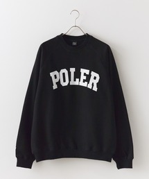 POLeR/ポーラー COLLEGE RAGLAN CREW スウェット