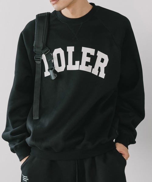 POLeR(ポーラー)の「POLeR/ポーラー COLLEGE RAGLAN CREW スウェット(スウェット・メンズ・ブラック/アッシュ・M/L/XL)」の19枚目の写真