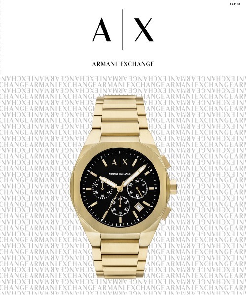 ARMANI EXCHANGE(アルマーニエクスチェンジ)の「アルマーニ・エクスチェンジ 腕時計 メンズ アナログ ステンレス AX4180(アナログ腕時計・メンズ・GOLD・FREE)」の11枚目の写真