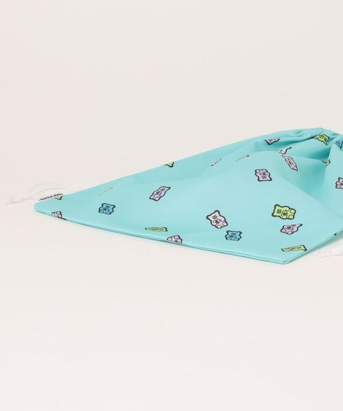 repipi armario（レピピ アルマリオ）の「【repipi armario/レピピアルマリオ】キッズ巾着袋　内側ネームタグ付き　大（ポーチ・キッズ・ピンク/パープル/ミント/オフホワイト・FREE）」の6枚目の写真