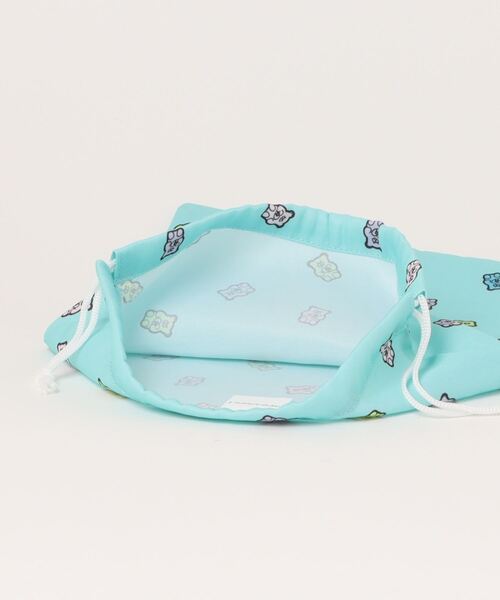 repipi armario（レピピ アルマリオ）の「【repipi armario/レピピアルマリオ】キッズ巾着袋　内側ネームタグ付き　大（ポーチ・キッズ・ピンク/パープル/ミント/オフホワイト・FREE）」の5枚目の写真