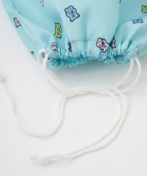 repipi armario（レピピ アルマリオ）の「【repipi armario/レピピアルマリオ】キッズ巾着袋　内側ネームタグ付き　大（ポーチ・キッズ・ピンク/パープル/ミント/オフホワイト・FREE）」の12枚目の写真