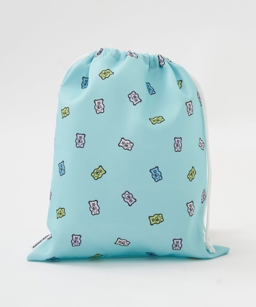 repipi armario（レピピ アルマリオ）の「【repipi armario/レピピアルマリオ】キッズ巾着袋　内側ネームタグ付き　大（ポーチ・キッズ・ピンク/パープル/ミント/オフホワイト・FREE）」の15枚目の写真