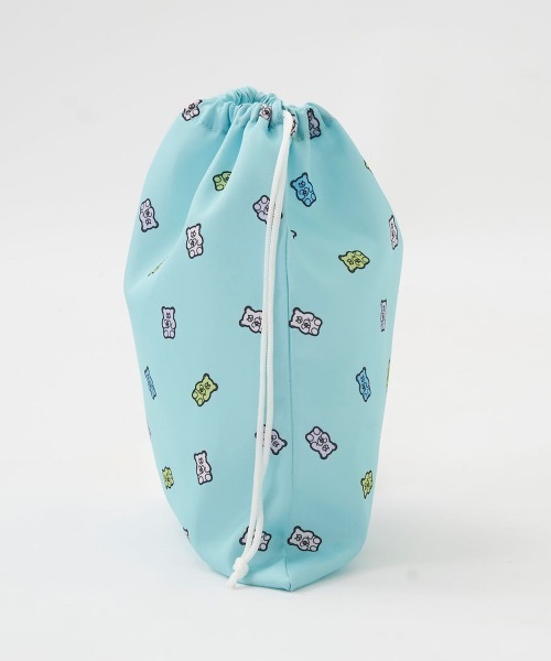 repipi armario（レピピ アルマリオ）の「【repipi armario/レピピアルマリオ】キッズ巾着袋　内側ネームタグ付き　大（ポーチ・キッズ・ピンク/パープル/ミント/オフホワイト・FREE）」の16枚目の写真