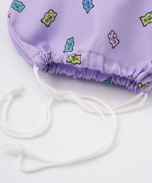 repipi armario（レピピ アルマリオ）の「【repipi armario/レピピアルマリオ】キッズ巾着袋　内側ネームタグ付き　大（ポーチ・キッズ・ピンク/パープル/ミント/オフホワイト・FREE）」の21枚目の写真