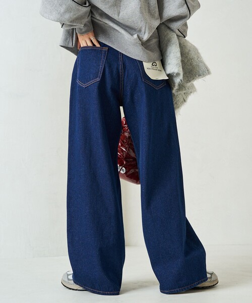 限定展開 ワイド ストレート デニム（デニムパンツ）｜FREAK'S STORE（フリークスストア）