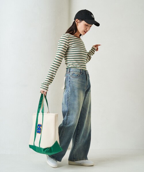 限定展開 ワイド ストレート デニム（デニムパンツ）｜FREAK'S STORE（フリークスストア）