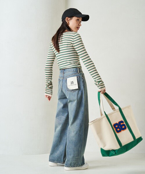 限定展開 ワイド ストレート デニム（デニムパンツ）｜FREAK'S STORE（フリークスストア）