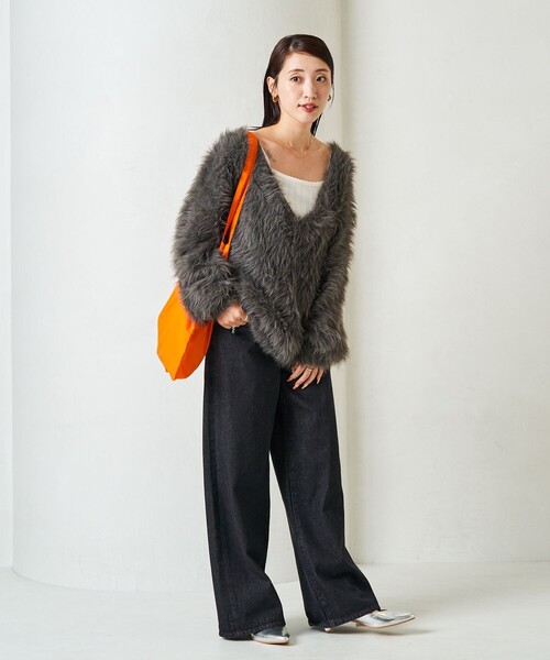 限定展開 ワイド ストレート デニム（デニムパンツ）｜FREAK'S STORE（フリークスストア）