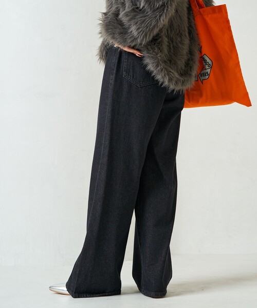 限定展開 ワイド ストレート デニム（デニムパンツ）｜FREAK'S STORE（フリークスストア）