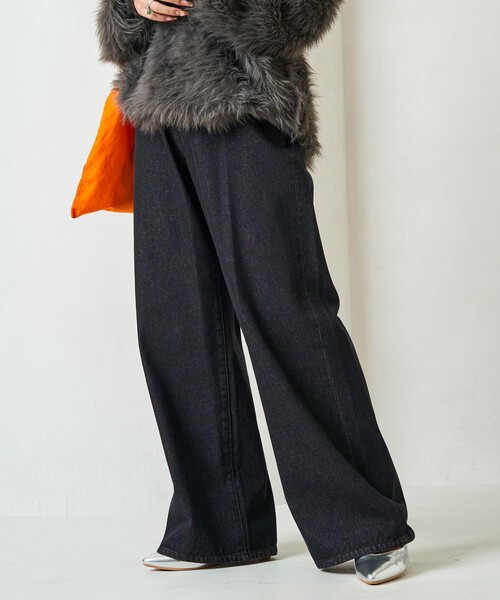 限定展開 ワイド ストレート デニム（デニムパンツ）｜FREAK'S STORE（フリークスストア）