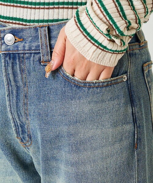 限定展開 ワイド ストレート デニム（デニムパンツ）｜FREAK'S STORE（フリークスストア）