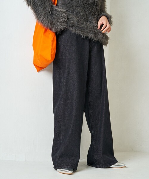 限定展開 ワイド ストレート デニム（デニムパンツ）｜FREAK'S STORE（フリークスストア）