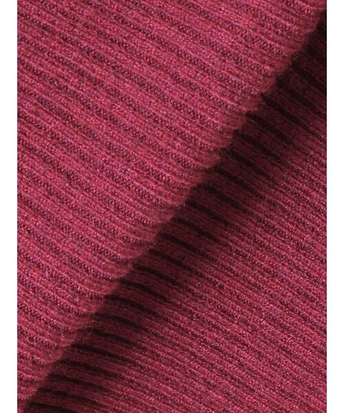 dazzlin（ダズリン）の「フロントツイストリボンニットトップス（ニット/セーター・レディース・アイボリー/チャコールグレー/ブラック/レッド/パープル・FREE）」の13枚目の写真