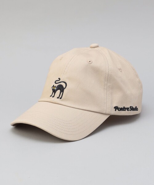 coen（コーエン）の「The gift shop（ザ・ギフト・ショップ） ワンポイントキャップ（キャップ・メンズ・ブラック/ベージュ・FREE）」の2枚目の写真