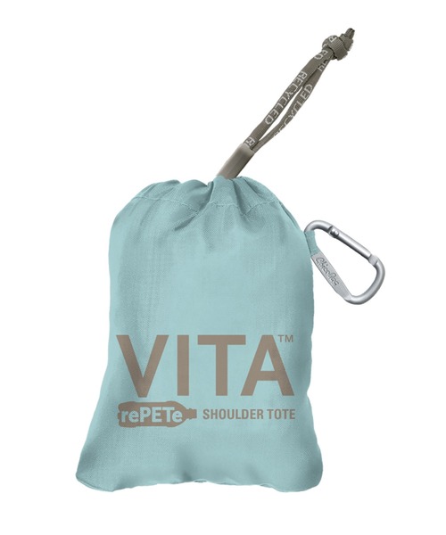 ChicoBag(チコバッグ)の「ChicoBag/チコバッグ Vita rePETe/ヴィータ(エコバッグ/サブバッグ・レディース・グレー/ブラック/セージグリーン・FREE)」の8枚目の写真