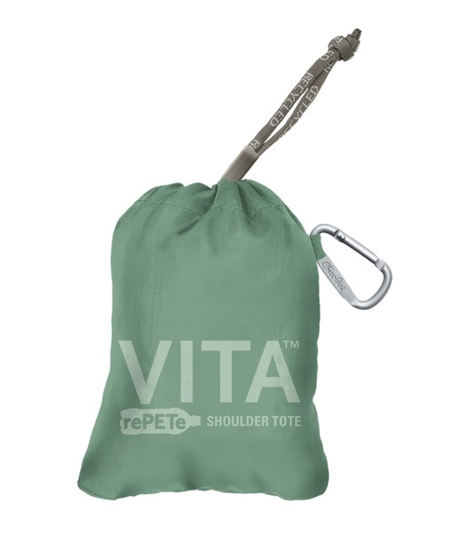 ChicoBag(チコバッグ)の「ChicoBag/チコバッグ Vita rePETe/ヴィータ(エコバッグ/サブバッグ・レディース・グレー/ブラック/セージグリーン・FREE)」の13枚目の写真