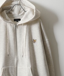 ZIP FIVE（ジップファイブ）の「【ZIP FIVE】 アソート ワンポイント 刺繍 長袖 ジップパーカー / 動物（パーカー）」