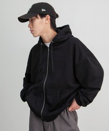 ZIP FIVE（ジップファイブ）の「【ZIP FIVE】 アソート ワンポイント 刺繍 長袖 ジップパーカー / 動物（パーカー）」