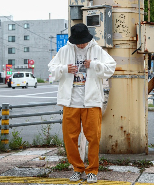 セール】【ZIP FIVE】 アソート ワンポイント 刺繍 長袖 ジップ