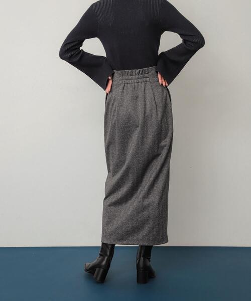 SENSE OF PLACE by URBAN RESEARCH（センスオブプレイスバイアーバンリサーチ）の「ジャージーメルトンアウトポケットスカート（スカート・レディース・ベージュ系その他/ブラウン系その他/ブラック系その他・SMALL/LARGE/X-SMALL/MEDIUM/TALL）」の12枚目の写真