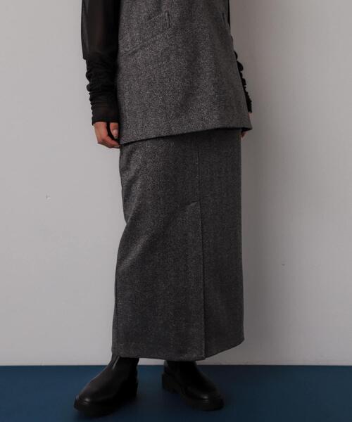 SENSE OF PLACE by URBAN RESEARCH（センスオブプレイスバイアーバンリサーチ）の「ジャージーメルトンアウトポケットスカート（スカート・レディース・ベージュ系その他/ブラウン系その他/ブラック系その他・SMALL/LARGE/X-SMALL/MEDIUM/TALL）」の21枚目の写真