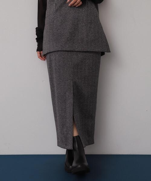 SENSE OF PLACE by URBAN RESEARCH（センスオブプレイスバイアーバンリサーチ）の「ジャージーメルトンアウトポケットスカート（スカート・レディース・ベージュ系その他/ブラウン系その他/ブラック系その他・SMALL/LARGE/X-SMALL/MEDIUM/TALL）」の22枚目の写真