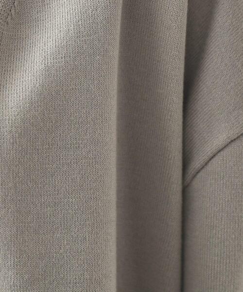 OPAQUE.CLIP（オペークドットクリップ）の「◆フロントZIPニットカーディガン【洗濯機洗い可／抗ピル】（カーディガン/ボレロ・レディース・ブラック/ライトグレー/ボルドー・38/40/42）」の7枚目の写真