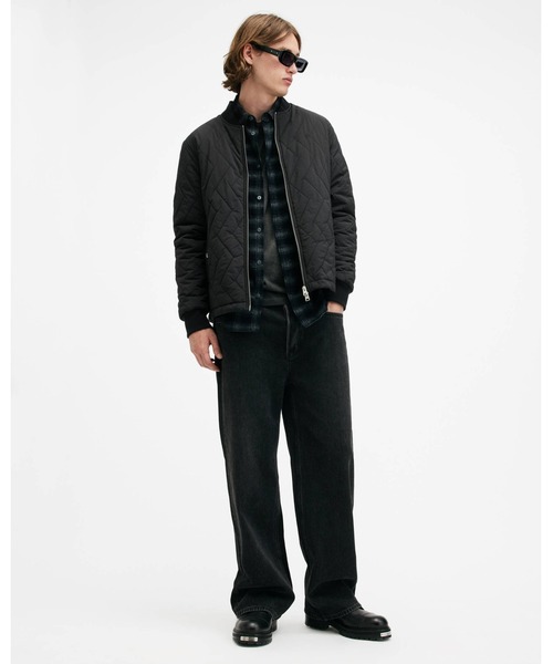 ALLSAINTS（オールセインツ）の「TYK QUILTED REGULAR FIT JACKET | TYK キルティング レギュラー フィット ジャケット（その他アウター・メンズ・ブラック・XS/S/M/L/XL）」の3枚目の写真