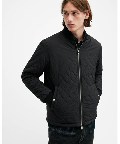 ALLSAINTS（オールセインツ）の「TYK QUILTED REGULAR FIT JACKET | TYK キルティング レギュラー フィット ジャケット（その他アウター・メンズ・ブラック・XS/S/M/L/XL）」の6枚目の写真