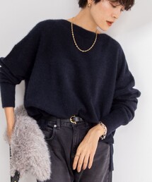 NOLLEY’S | ウォッシャブルヘアリーニットボートネックプルオーバーニット(ニット/セーター)