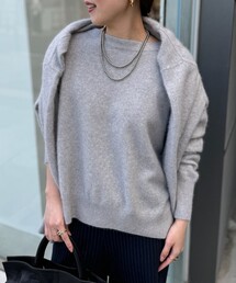 NOLLEY’S | ウォッシャブルヘアリーニットボートネックプルオーバーニット(ニット/セーター)