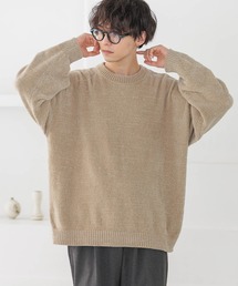 RAGEBLUE | 【WEB限定サイズ有】オーバーサイズ/モールニットクルー(ニット/セーター)