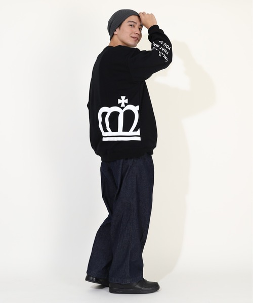 ベビードール　ブルゾン　スウェット セール親子お揃い ランダムロゴ トレーナー 9938A（スウェット