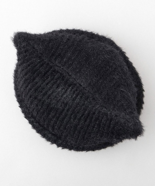 A.M.S.（エーエムエス）の「シャギーニット キャットイヤー ワッチ（ニットキャップ/ビーニー・レディース・ブラック/ホワイト/ブラウン・FREE）」の19枚目の写真