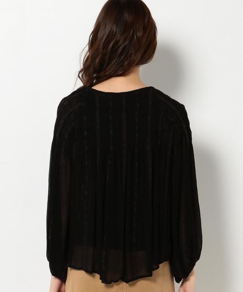 Another Edition(アナザーエディション)の「ジョーゼット刺繍ブラウス/AEBC ジョーゼット EMR BL(シャツ/ブラウス・レディース・オフホワイト/ブラック・フリー)」の12枚目の写真