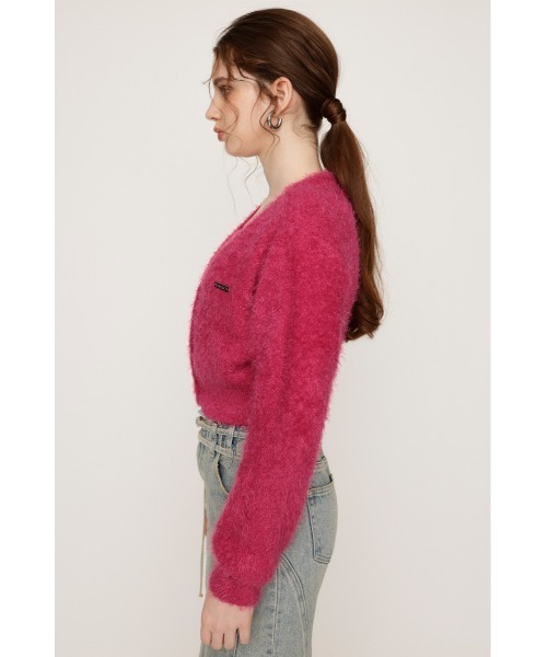 SLY（スライ）の「SHAGGY V/N CROP CD シャギー ヴイネック クロップ